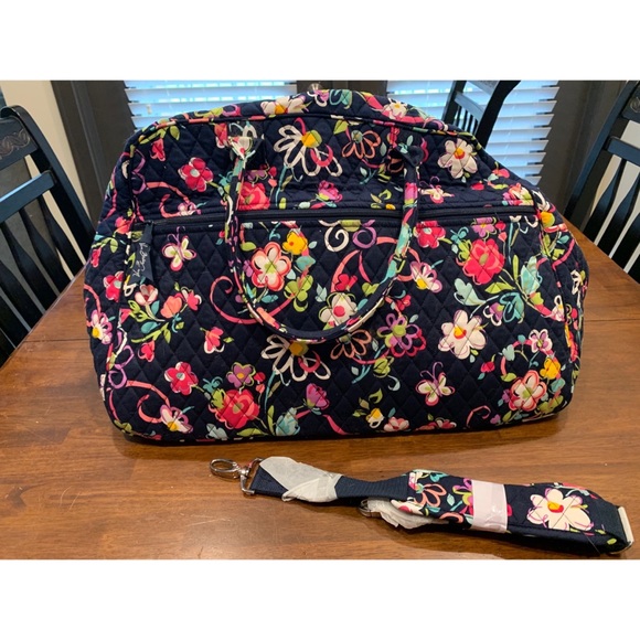 Vera Bradley Handbags - NWOT Vera Bradley Ribbons Grand Traveler